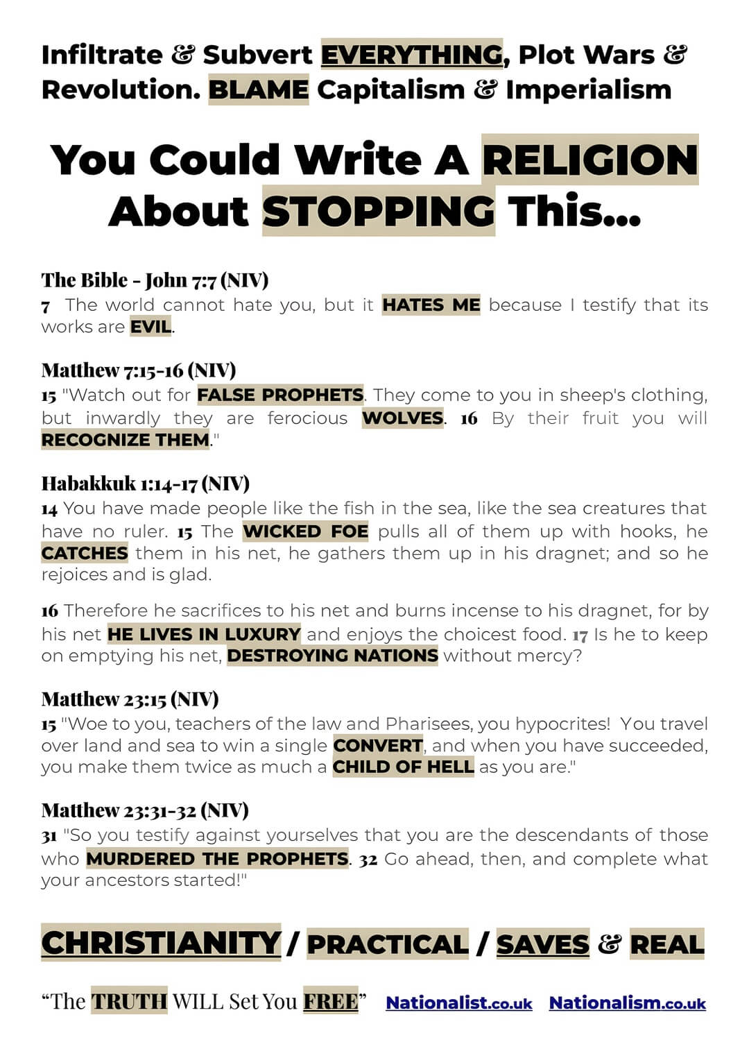 Nationalist Leaflet